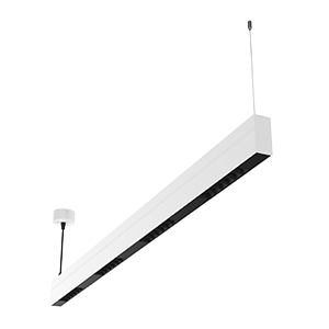 Светодиодный светильник VARTON Stellar-Line Comfort Up n Down подвесной 1200х35х75 мм 56 ВТ 3000 K RAL9010 белый матовый с линзами 50 градусов двойная засветка